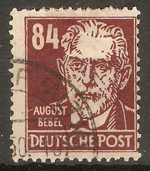 Germany 1948 84pf Red-brown - Portraits Series. SGR48.