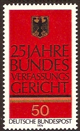 Germany 1976 Constitutional Court Anniversary. SG1772.