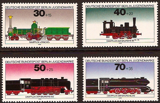 West Berlin 1975 Locomotives Set. SGB472-SGB475.