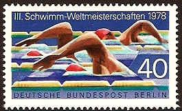 West Berlin 1978 Swimming Championships. SGB555.