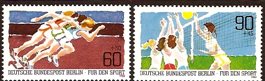West Berlin 1982 Sport Fund Set. SGB636-SGB637.