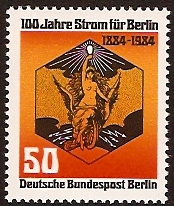 West Berlin 1984 Electric Supply Anniversary. SGB682.