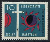 Germany 1963 Regina Martyrum Church Stamp. SG1311.
