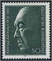 Germany 1976 Conrad Adenaur Stamp. SG1769.