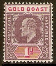 Gold Coast 1902 1d Purple and carmine. SG39.