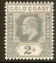 Gold Coast 1907 2d Greyish slate. SG61.