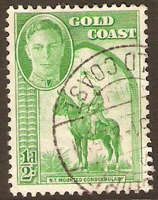 Gold Coast 1948 d. Emerald-Green. SG135.