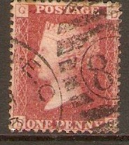 Great Britain 1858 1d Red - Plate 154. SG44.