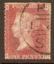 Great Britain 1858 1d Red - Plate 171. SG44.
