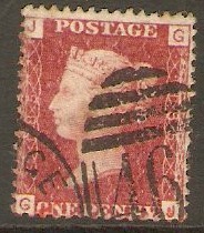 Great Britain 1858 1d Red - Plate 185. SG44.