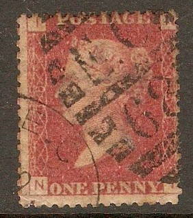 Great Britain 1858 1d Red - Plate 138. SG44.