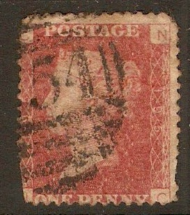 Great Britain 1858 1d Red - Plate 195. SG44.