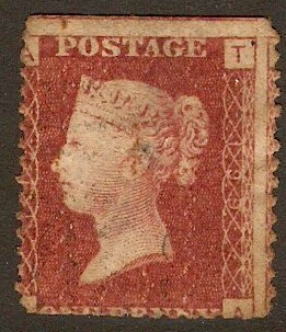 Great Britain 1858 1d Red - Plate 199. SG44.