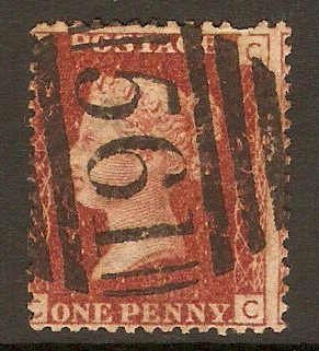 Great Britain 1858 1d Red - Plate 204. SG44.