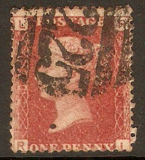 Great Britain 1858 1d Red - Plate 208. SG44.