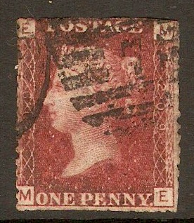Great Britain 1858 1d Red - Plate 209. SG44.