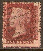 Great Britain 1858 1d Red - Plate 191. SG44.