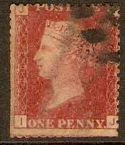 Great Britain 1858 1d Red - Plate 203. SG44.