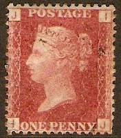 Great Britain 1858 1d Red - Plate 214. SG44.