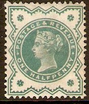 Great Britain 1900 d Blue-green. SG213.