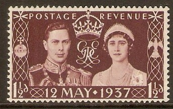 Great Britain 1937 Coronation Stamp. SG461.