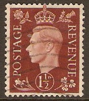 Great Britain 1937 1d. Red-Brown. SG464.