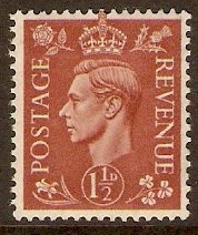 Great Britain 1941 1d Pale red-brown. SG487.