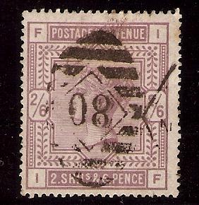 Great Britain 1883 2s.6d. lilac. SG178.