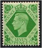 Great Britain 1937 7d Emerald-green. SG471.