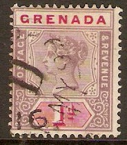 Grenada 1895 ½d Mauve and green. SG48.