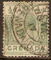 Grenada 1913 ½d Yellow-green. SG89.