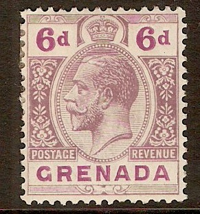 Grenada 1921 6d Dull and bright purple. SG125.