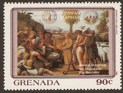 Grenada 1983 90c Raphael Commem. Series. SG1239.
