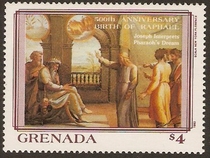 Grenada 1983 $4 Raphael Commem. Series. SG1240.