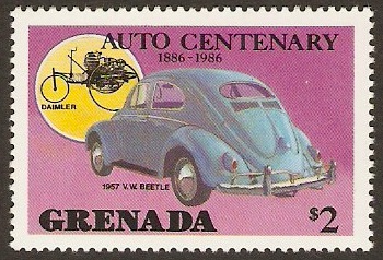 Grenada 1986 $2 Volkswagen. SG1562.