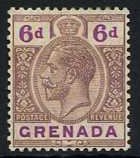 Grenada 1913 6d. Dull and Bright Purple. SG97.