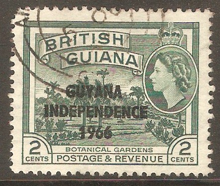 Guyana 1966 2c Myrtle-green. SG378.