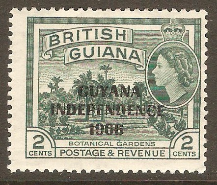 Guyana 1967 2c Myrtle-green. SG421.