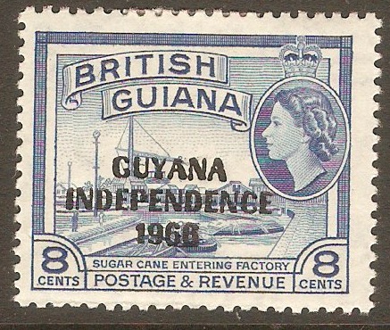 Guyana 1967 8c Ultramarine. SG425.