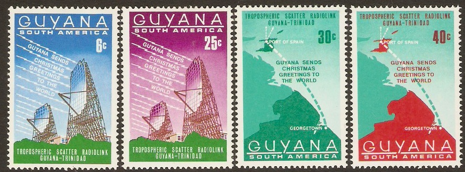 Guyana 1968 Christmas Set. SG473-SG476.