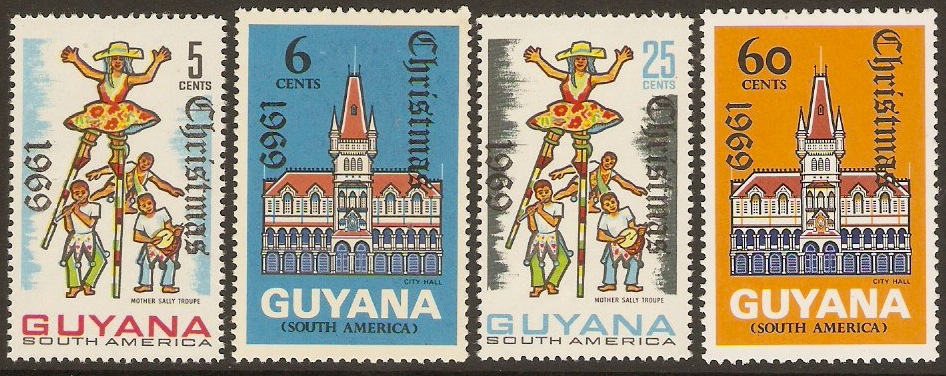 Guyana 1969 Christmas Set. SG511-SG514.