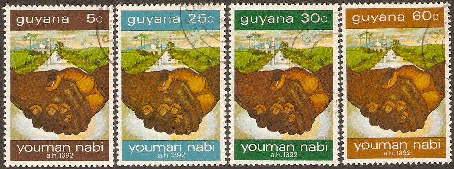 Guyana 1972 Youman Nabi Set. SG565-SG568.