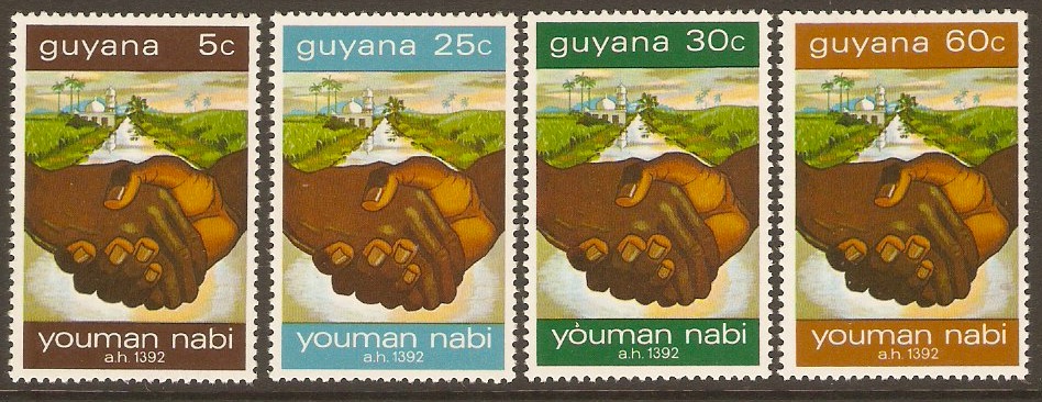 Guyana 1972 Youman Nabi Set. SG565-SG568.