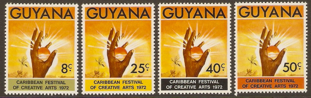 Guyana 1972 Arts Festival Set. SG573-SG576.