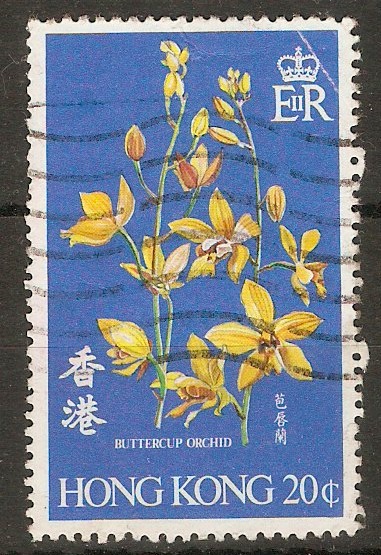Hong Kong 1977 20c Orchids series. SG368.