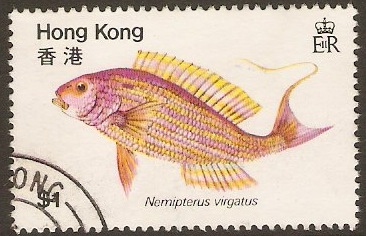 Hong Kong 1981 $1 Fishes Series. SG396.