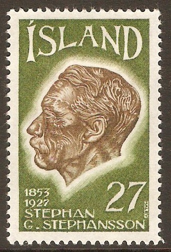 Iceland 1975 27k N. American Settlements. SG535.