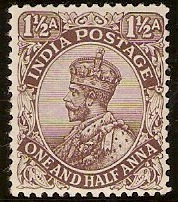 India 1911 1a Grey-brown. SG164