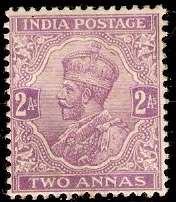 India 1911 2a Deep mauve. SG168.