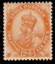 India 1922 2a.6p Orange. SG199.